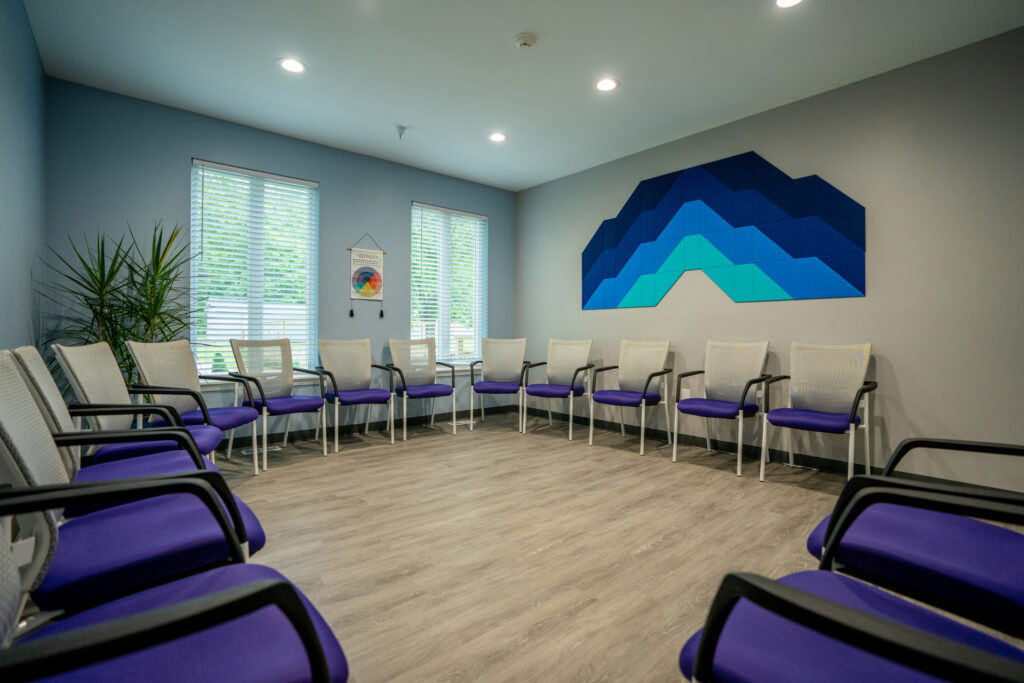STR Behavioral Health Cedar Creek - group room