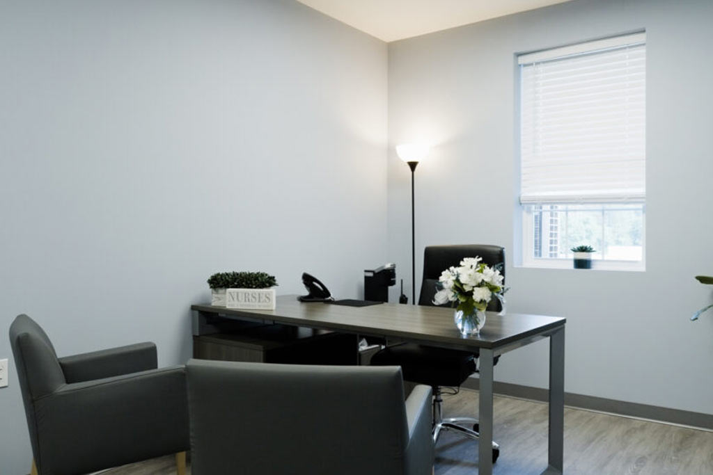Nurse's office at STR Behavioral Health Silver Pines, a detox and residential treatment center for addiction and mental health