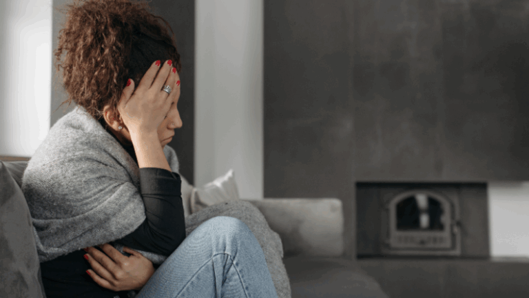 woman dealing with drug and alcohol withdrawal symptoms