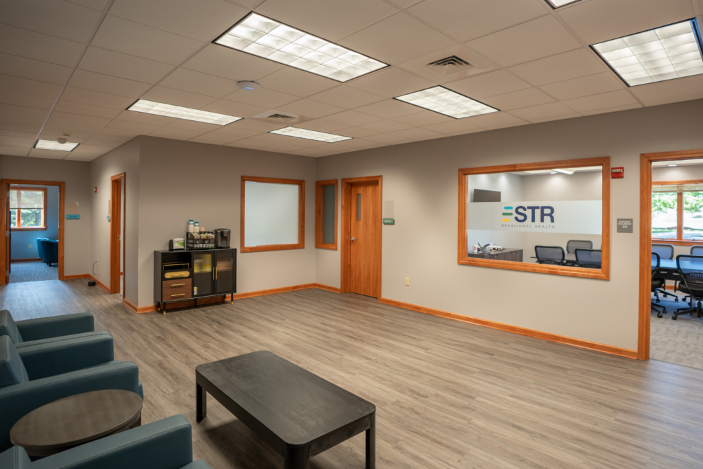 Waiting area and communal at STR Harrisburg outpatient center
